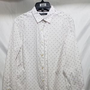 Longsleeve Axist White Dress Shirt (Med)